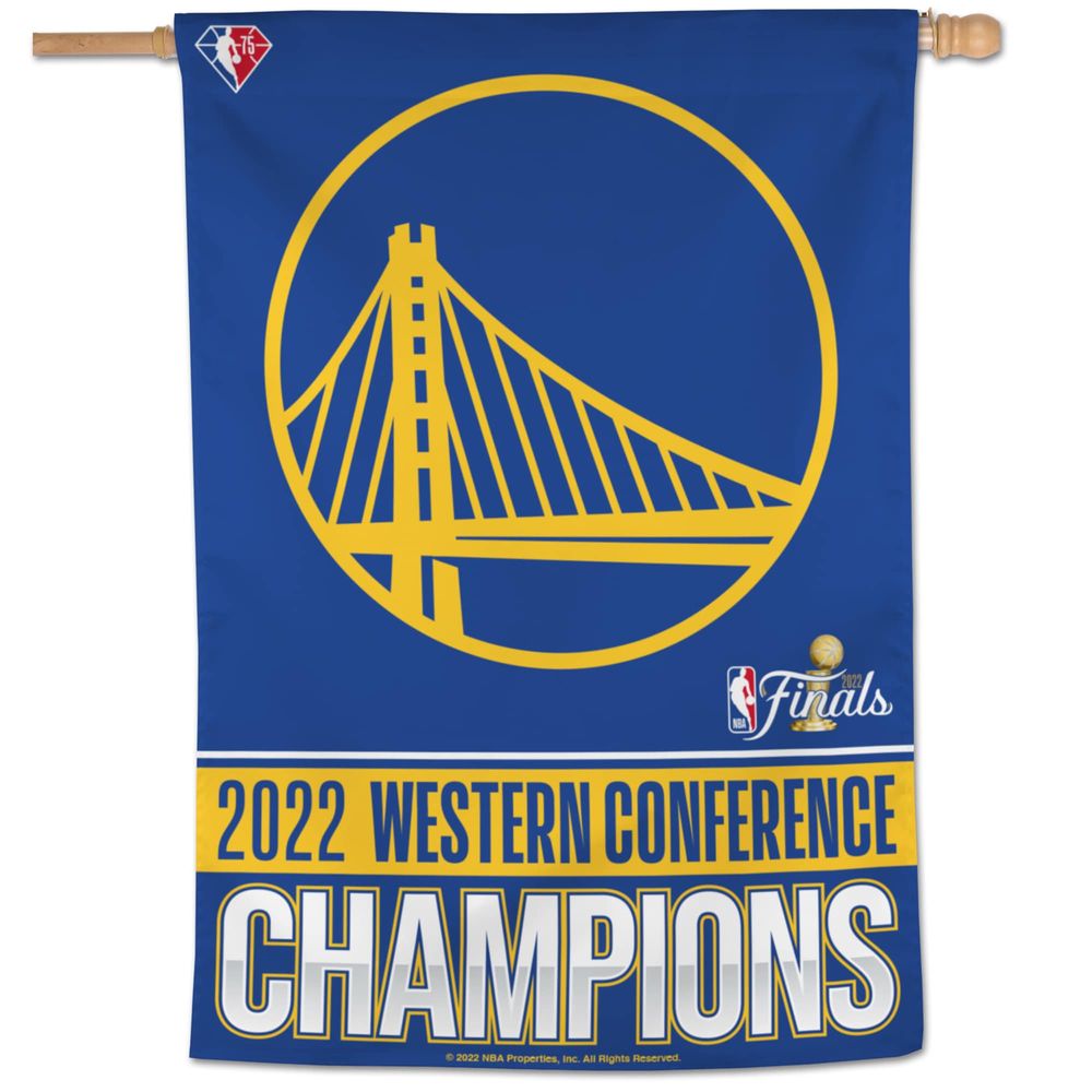 WinCraft Golden State Warriors 2022 Western Conference Champions 28'' x 40'' Single-Sided Vertical Banner