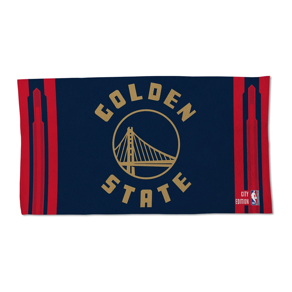WinCraft Golden State Warriors 2024/25 City Edition On Court 22'' x 42'' Single-Sided Beach Towel