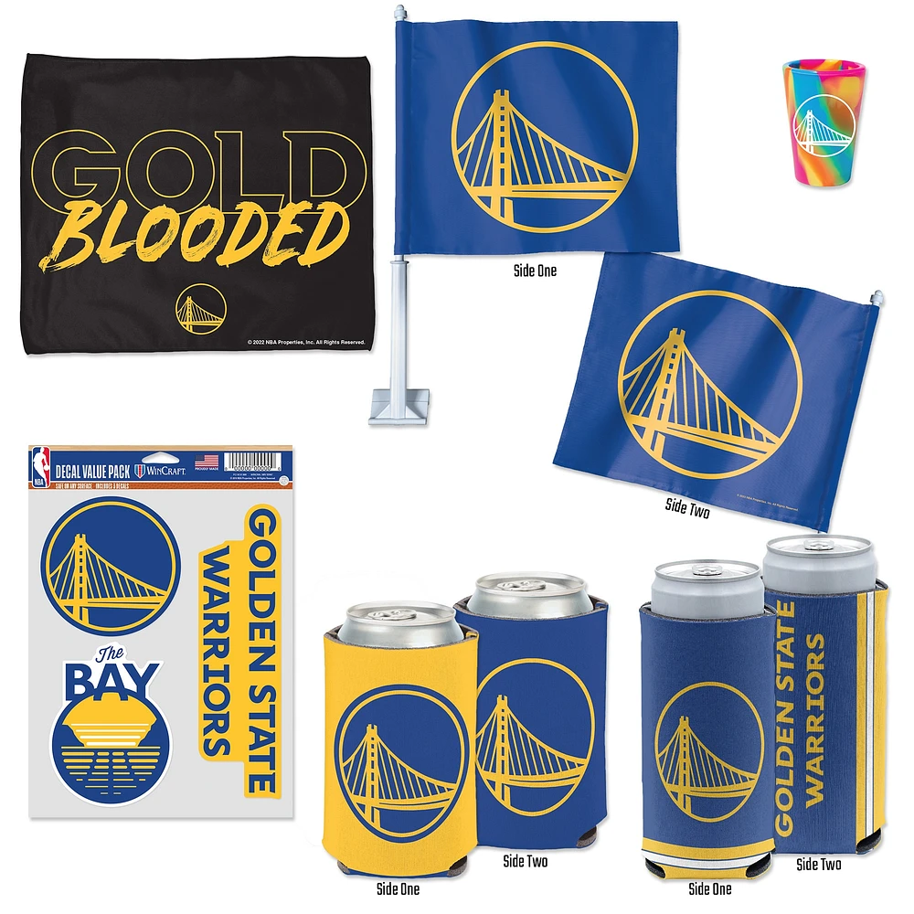 Pack Gameday de six pièces WinCraft Golden State Warriors