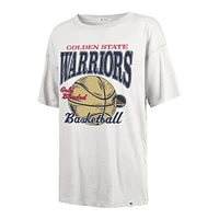 Women's '47  White Golden State Warriors City Edition Down Court Sadie T-Shirt