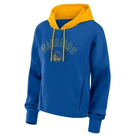 Sweat à capuche boxy Post Up Deep Royal Golden State Warriors Fanatics pour femmes