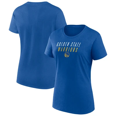 T-shirt Fanatics Royal Golden State Warriors pour femme