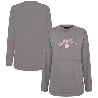 Women's Levelwear Golden State Warriors Mother's Day Beaudry Arched Pullover Sweatshirt