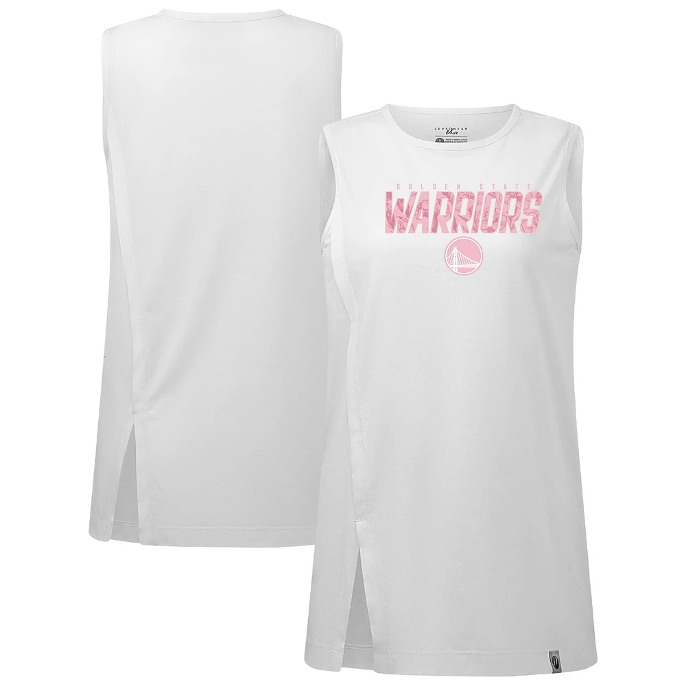 Débardeur à fleurs Influx pour la fête des mères Golden State Warriors femme de Levelwear blanc
