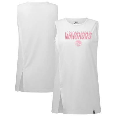 Débardeur à fleurs Influx pour la fête des mères Golden State Warriors femme de Levelwear blanc