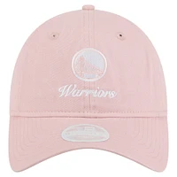Women's New Era  Pink Golden State Warriors Gameday Preppy 9TWENTY Adjustable Hat