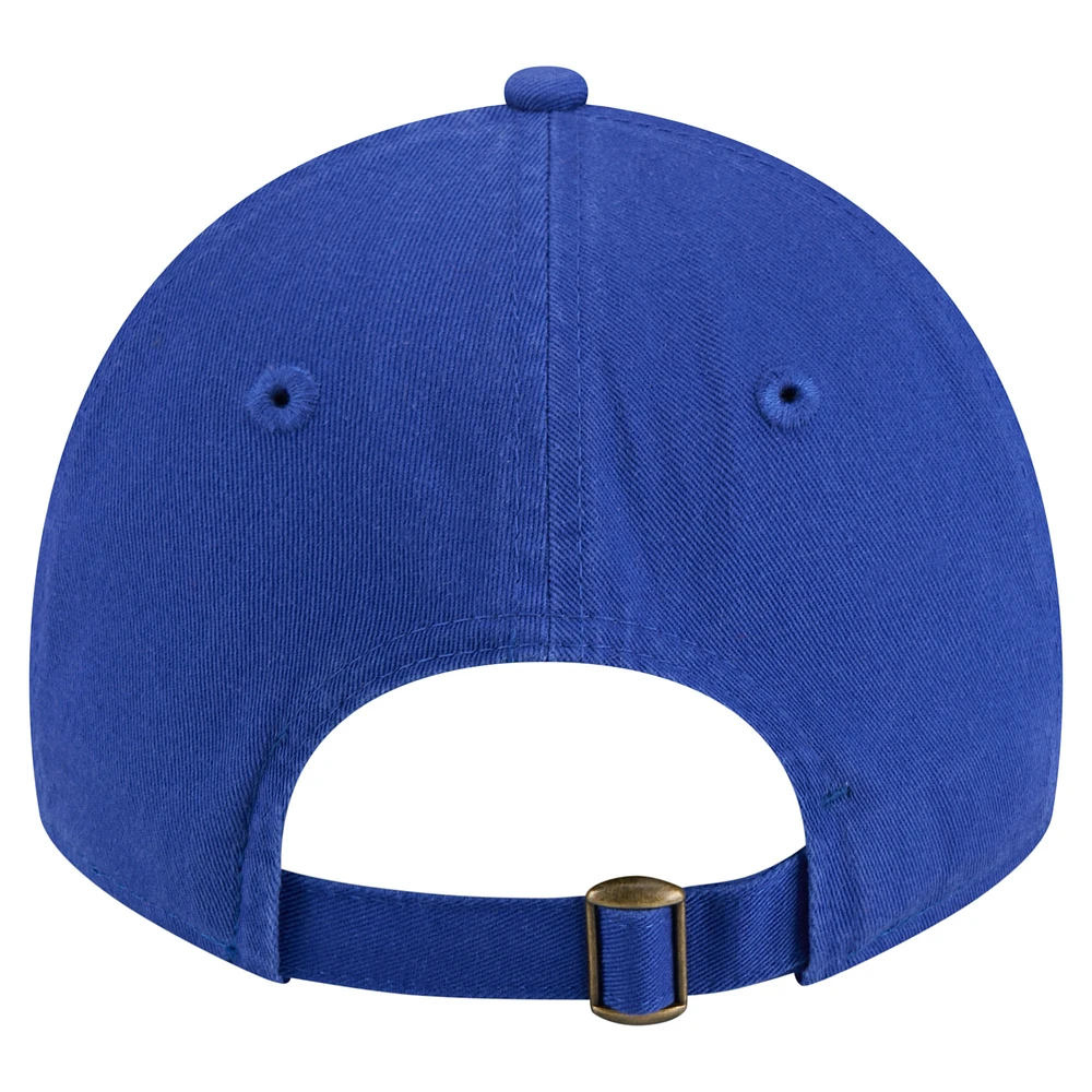 Casquette ajustable New Era Royal Golden State Warriors Gameday Preppy 9TWENTY pour femme