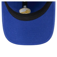 Casquette ajustable New Era Royal Golden State Warriors Gameday Preppy 9TWENTY pour femme