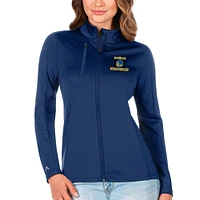 Women's Antigua Royal Golden State Warriors 2022 NBA Finals Champions Generation Full-Zip Jacket