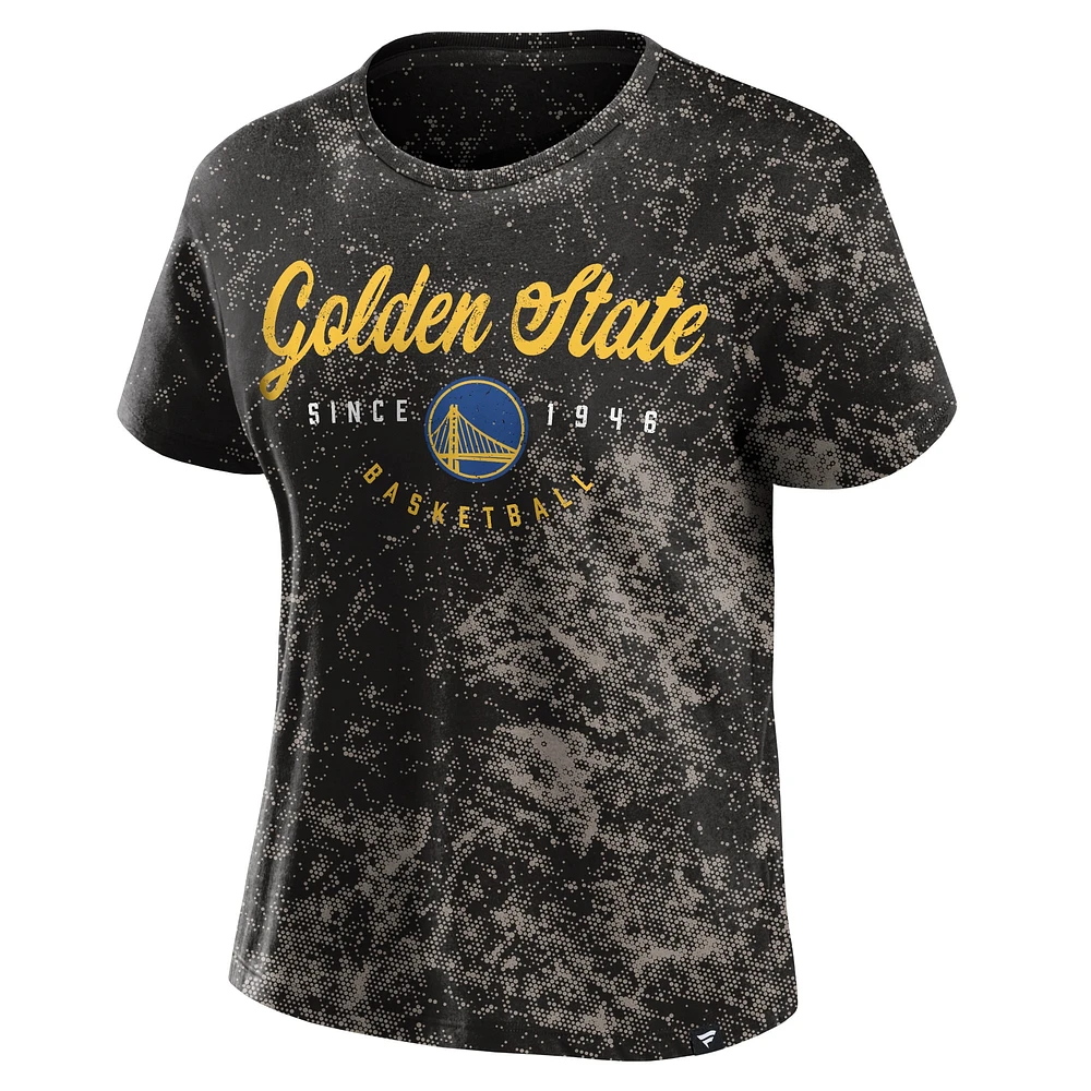 Women's Fanatics Black Golden State Warriors Breakaway T-Shirt