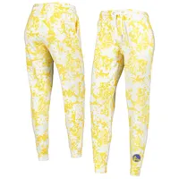 Women's Lusso Gold Golden State Warriors Melissa Tri-Blend Jogger Pants