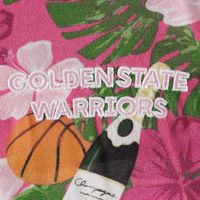 Women's Lusso Pink Golden State Warriors Finley-Frankie Party Top & Shorts Set