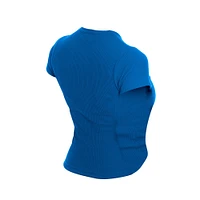 T-shirt court Baby Doll bleu pour femme Golden State Warriors Leisure Collection New Era