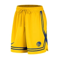 Women's Nike Gold Golden State Warriors Courtside Fly Crossover Performance Short