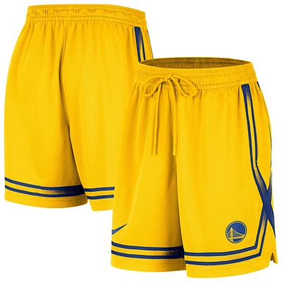 Short Nike Gold Golden State Warriors Courtside Fly Crossover Performance pour femme