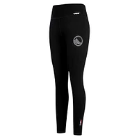 Women's Pro Standard Black Golden State Warriors Paint the City Tri-Blend Jersey Leggings