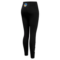 Women's Pro Standard Black Golden State Warriors Paint the City Tri-Blend Jersey Leggings