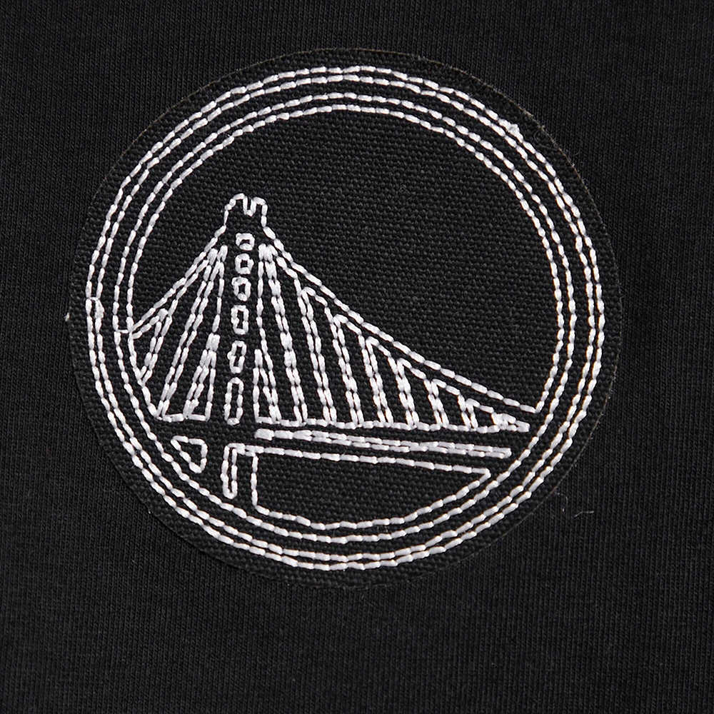 Women's Pro Standard Black Golden State Warriors Paint the City Tri-Blend Jersey Leggings
