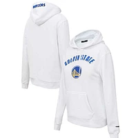 Golden State Warriors Classic Pro Standard blanc pour femme - Chandail à capuchon