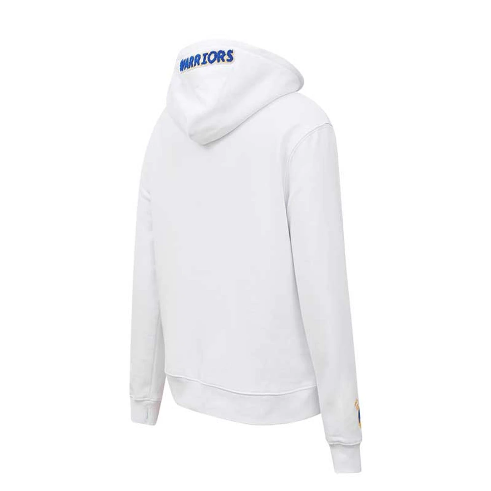 Women's Pro Standard White Golden State Warriors Classic - Pullover Hoodie