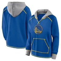 Sweat à capuche pour femme Royal Golden State Warriors Boom