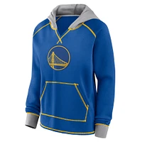 Sweat à capuche pour femme Royal Golden State Warriors Boom