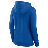 Sweat à capuche col en V pour femme Royal Golden State Warriors Triumphant