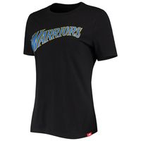 Women's Sportiqe Black Golden State Warriors Arcadia T-Shirt