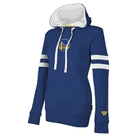 Women's Stadium Essentials Royal Golden State Warriors Road Game Pullover Hoodie