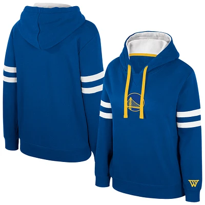 Sweat à capuche Stadium Essentials Royal Golden State Warriors Road Game pour femme