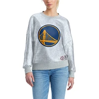 Sweat-shirt Tommy Jeans argenté Golden State Warriors Tracy pour femme