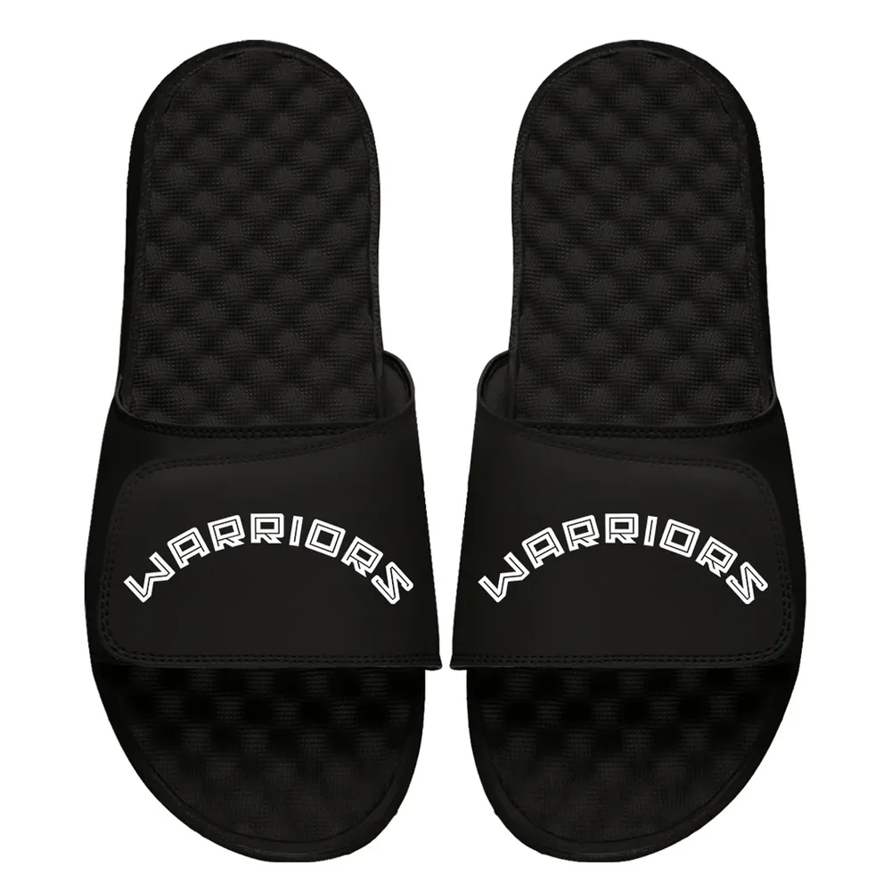 Lids Golden State Warriors ISlide Faux Fur Slide Sandals & Robe Bundle |  Hamilton Place