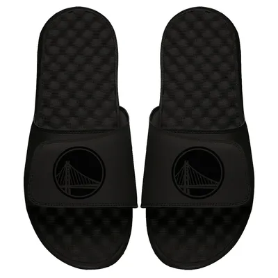 Golden State Warriors ISlide Youth Tonal Slide Sandals - Black