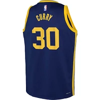 Maillot Swingman Player Jordan Brand Stephen Curry bleu Golden State Warriors 2022/23 pour jeune - Statement Edition