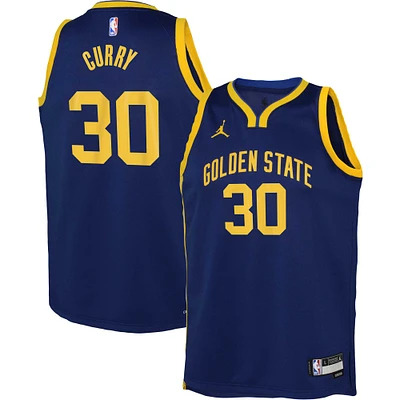 Youth Jordan Brand Stephen Curry Blue Golden State Warriors 2022/23 Swingman Player Jersey - Statement Edition