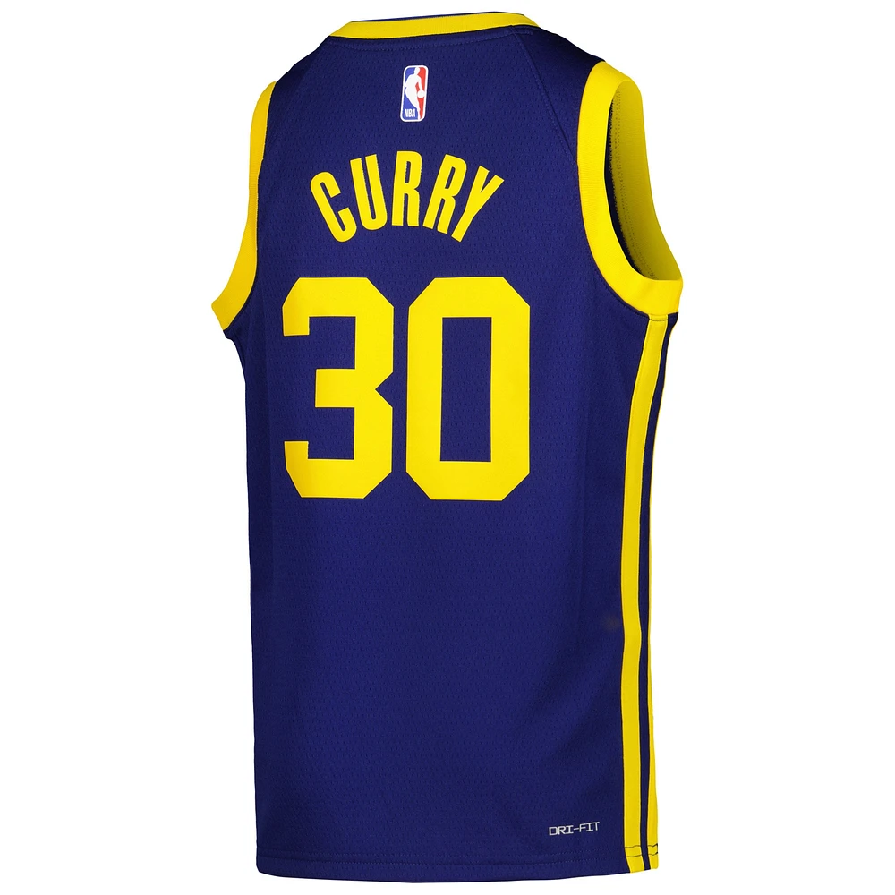 Maillot Swingman Golden State Warriors Jordan Brand Stephen Curry pour jeune - Statement Edition