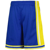 Youth Mitchell & Ness Royal Golden State Warriors Hardwood Classics Swingman Shorts