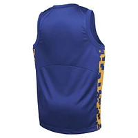 Maillot Nike Royal Golden State Warriors Courtside pour les cinq équipes de départ jeunes