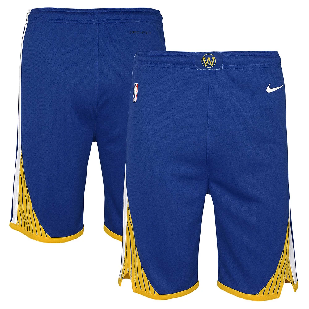 Youth Nike Royal Golden State Warriors Swingman Performance Shorts – Icon Edition