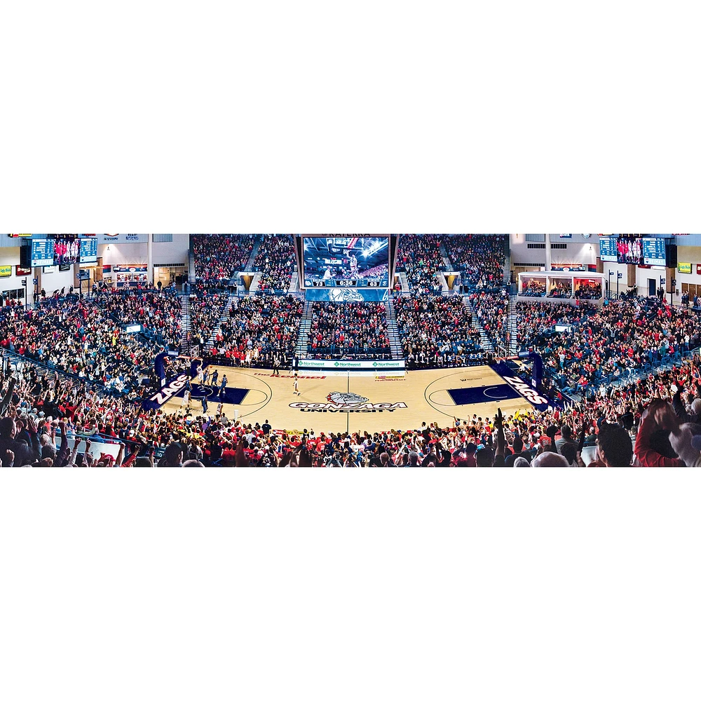 Gonzaga Bulldogs 1000-Piece Arena Panoramic Puzzle