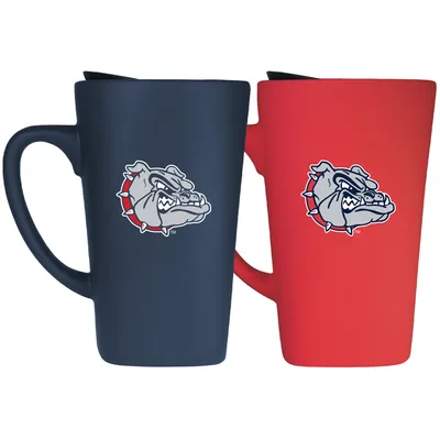 Gonzaga Bulldogs 16oz. Soft Touch Ceramic Mug with Lid Two-Piece Set