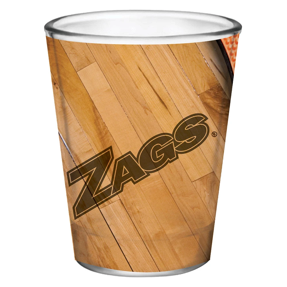 Gonzaga Bulldogs 2 oz. Verre à liqueur de collection de basket-ball