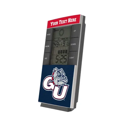 Gonzaga Bulldogs Personalized Digital Desk Clock