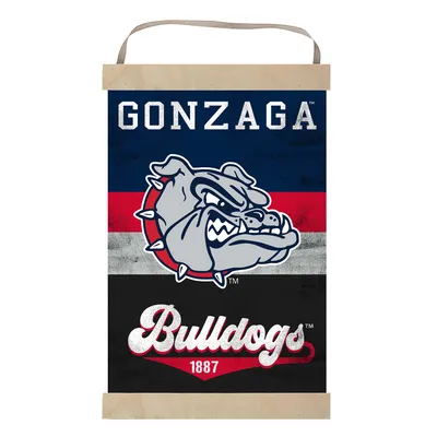Gonzaga Bulldogs Retro Logo Banner Sign