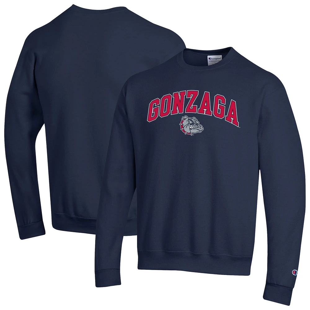 Sweat-shirt à enfiler avec logo Arch Over Champion Navy Gonzaga Bulldogs pour homme