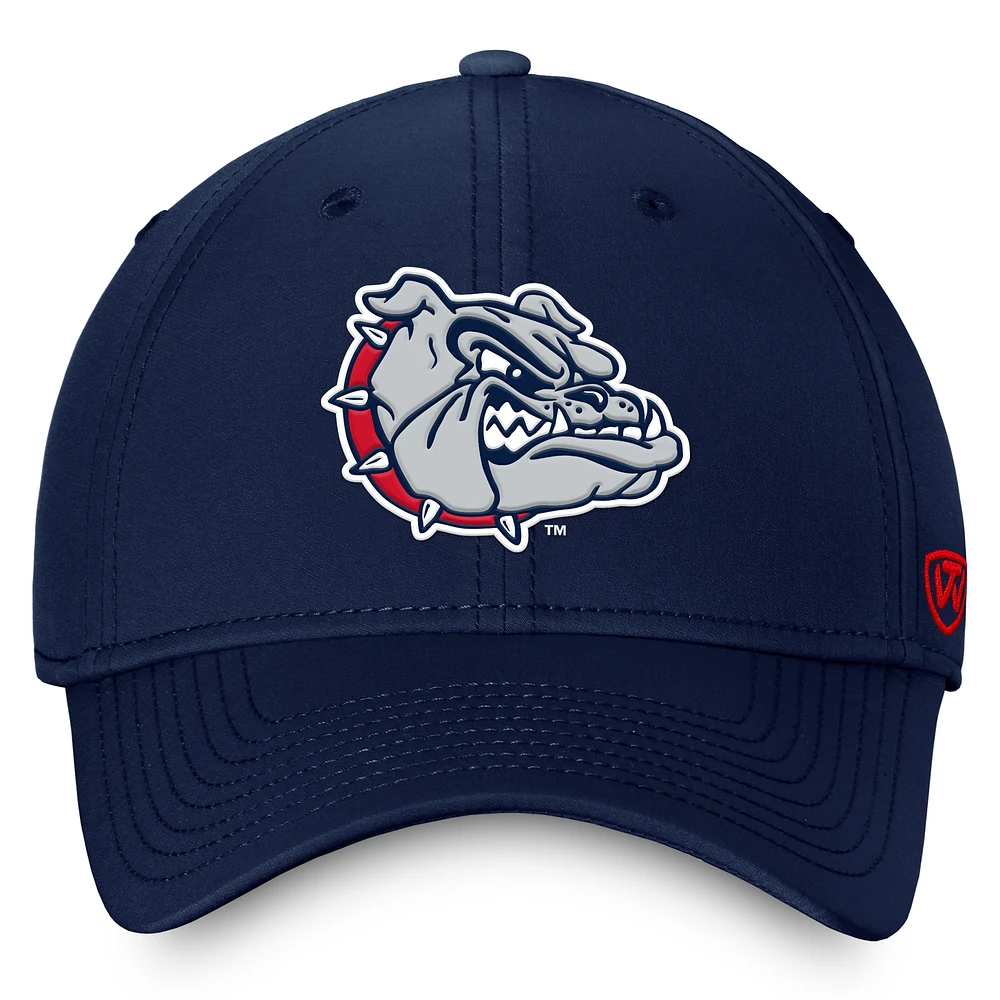 Men's Top of the World  Navy Gonzaga Bulldogs Clam Flex Hat
