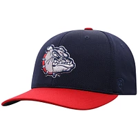 Men's Top of the World  True Navy Gonzaga Bulldogs Reflex Fitted Hat