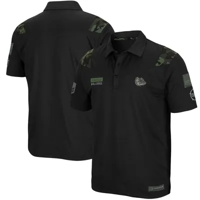 Colosseum pour homme Noir Gonzaga Bulldogs OHT Military Appreciation Sierra Polo