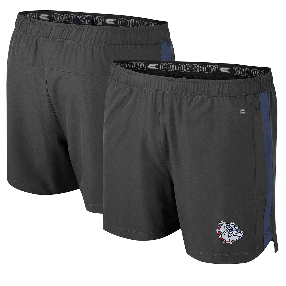 Men's Colosseum Charcoal Gonzaga Bulldogs Langmore Shorts