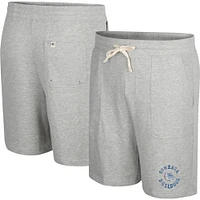 Colosseum Heather Grey Gonzaga Bulldogs Love To Hear This Terry Short pour homme